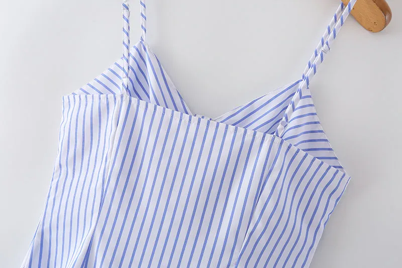 Stella Pinstripes Button Down Dress