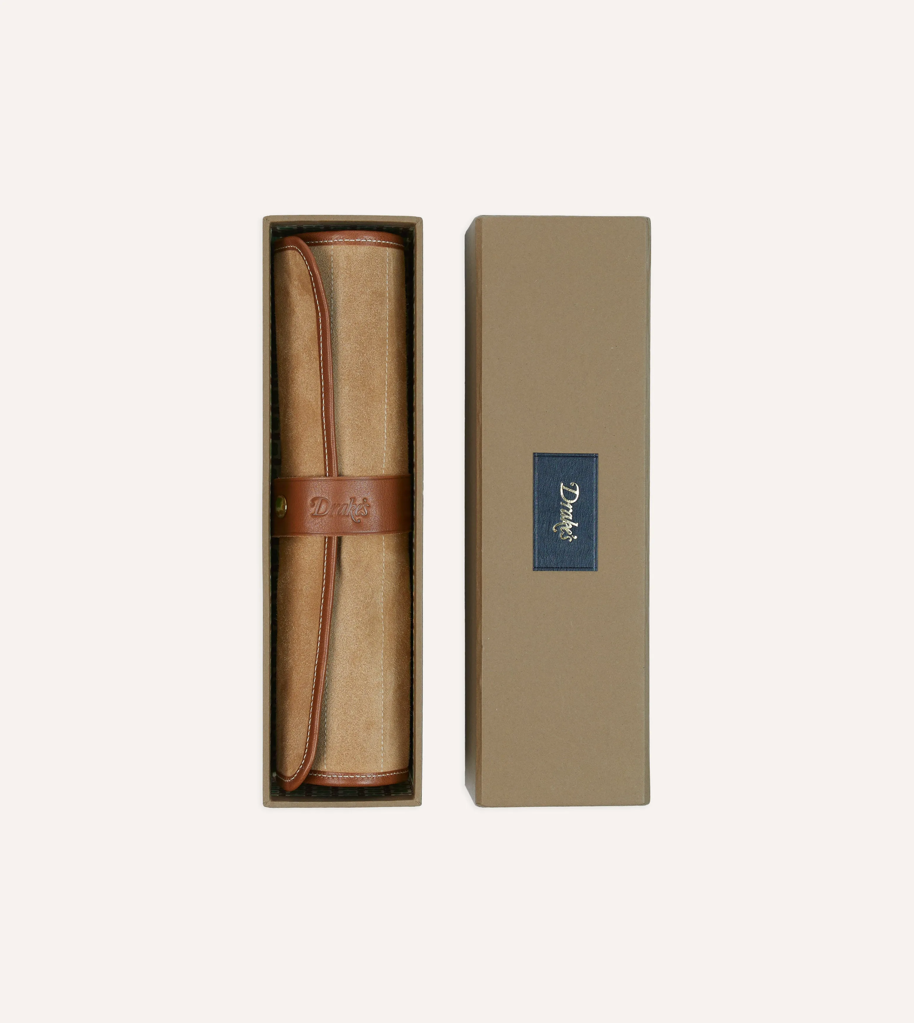 Suede and Leather Backgammon Set