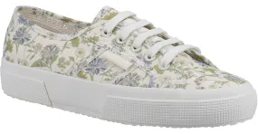 Superga 2750 Floral Print Womens Lace Up Casual Shoe