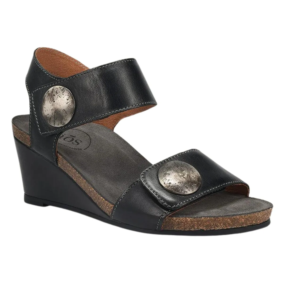 Taos Women's Carousel 3 Black Leather