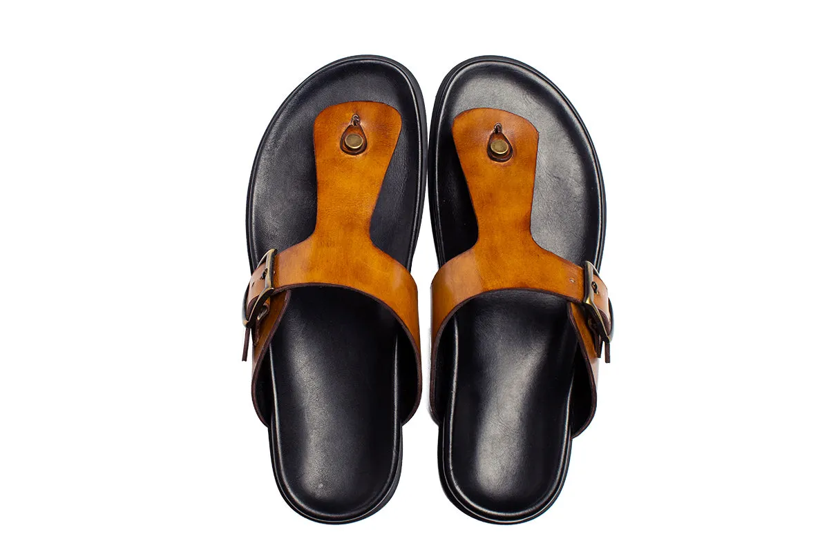 The Crusoe Sandal - Tobacco