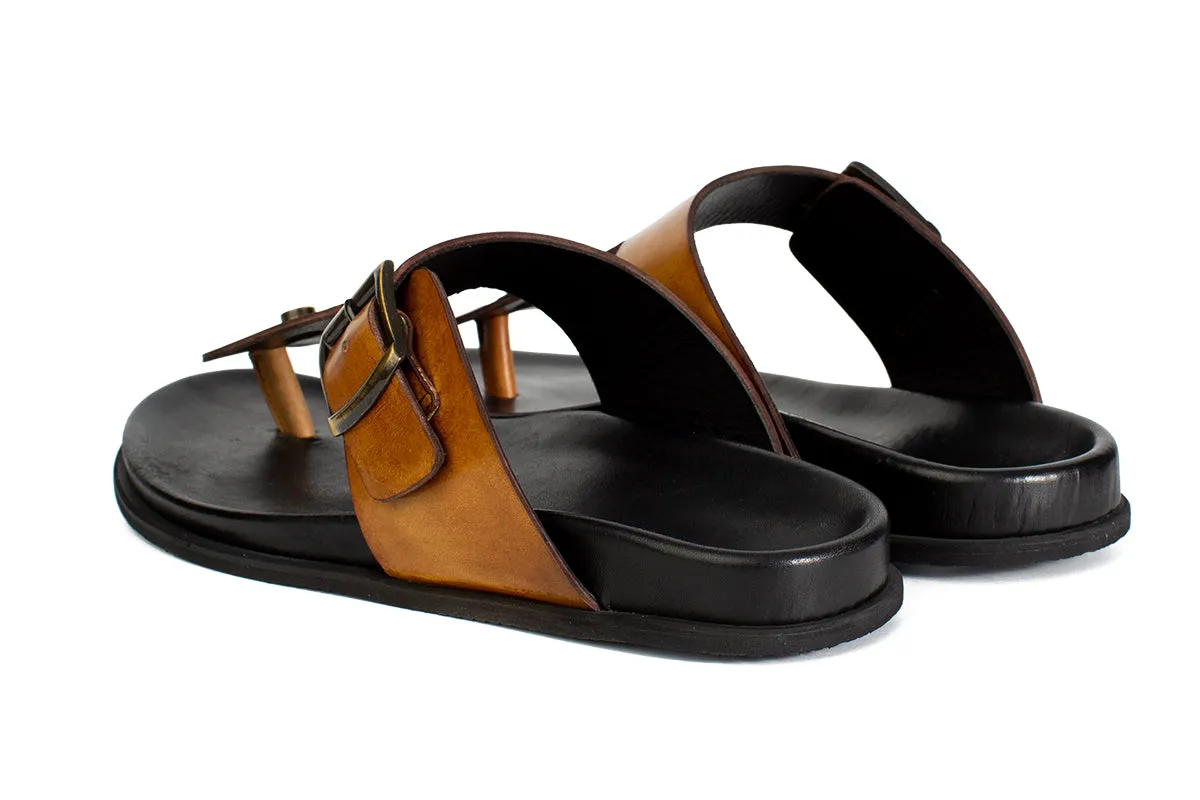 The Crusoe Sandal - Tobacco