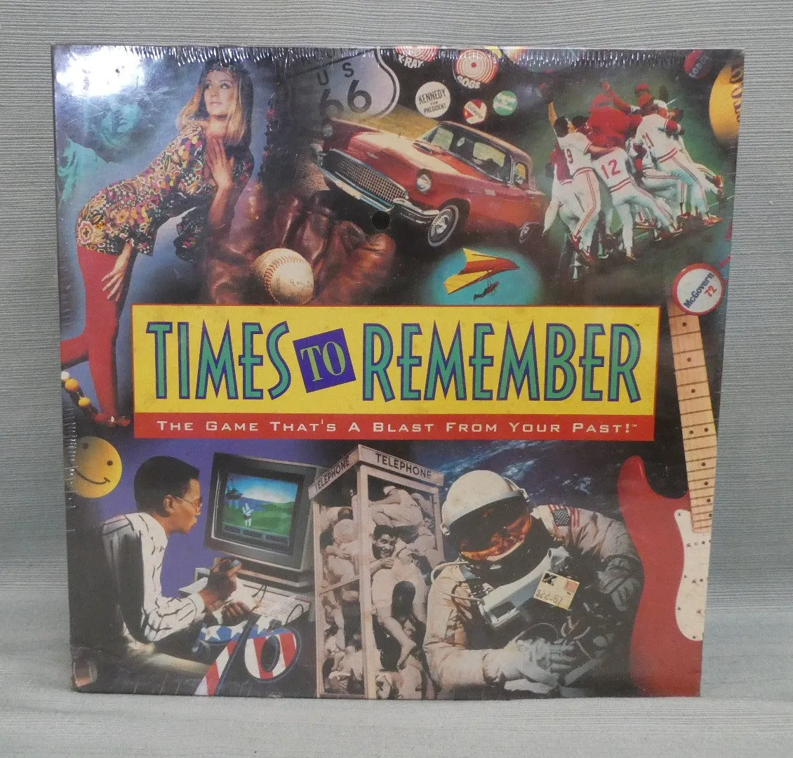 Times To Remember Board Game - NEW!